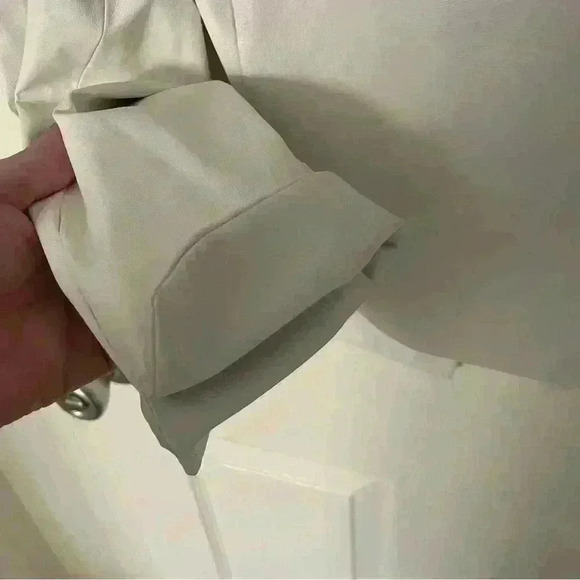 NWT 212 Goods 7th Ave. White Coated Linen Jacket Womens SZ 4 Handmade In NY $440 - Picture 9 of 15